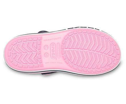 Дитячі сандалії для дівчинки Crocs Bayaband Sandal Kids Pink Lemonade — фото 4
