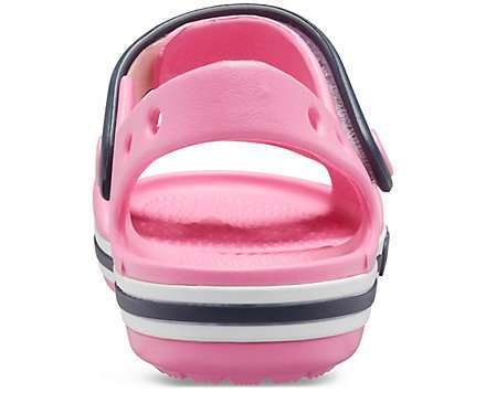 Дитячі сандалії для дівчинки Crocs Bayaband Sandal Kids Pink Lemonade — фото 5
