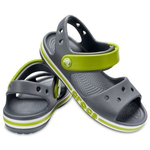 Дитячі сандалії для хлопчика Crocs Bayaband Sandal Kids Charcoal
