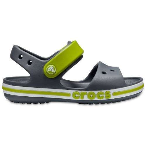 Дитячі сандалії для хлопчика Crocs Bayaband Sandal Kids Charcoal — фото 3
