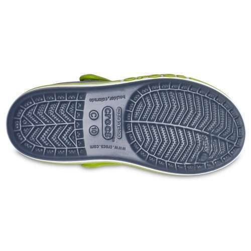 Дитячі сандалії для хлопчика Crocs Bayaband Sandal Kids Charcoal — фото 4
