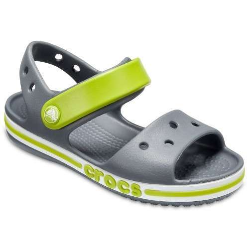 Дитячі сандалії для хлопчика Crocs Bayaband Sandal Kids Charcoal — фото 5