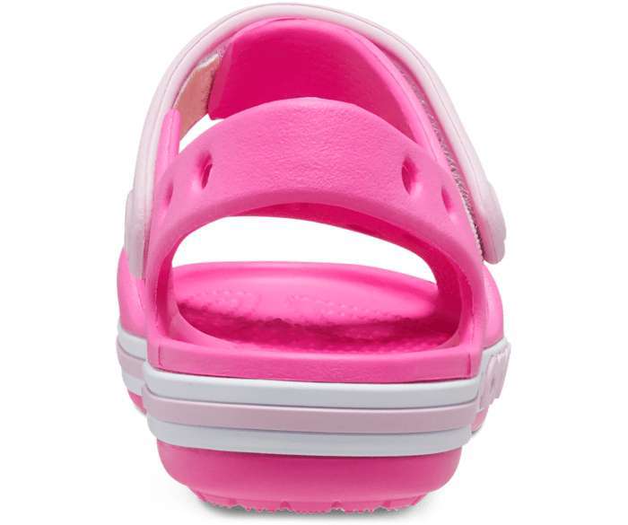 Дитячі сандалії для дівчинки Crocs Bayaband Kids Sandal Electric Pink — фото 4