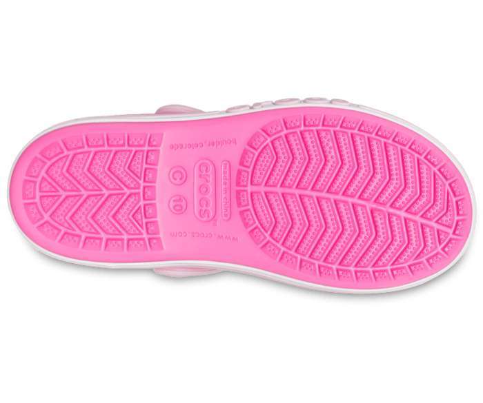 Дитячі сандалії для дівчинки Crocs Bayaband Kids Sandal Electric Pink — фото 6