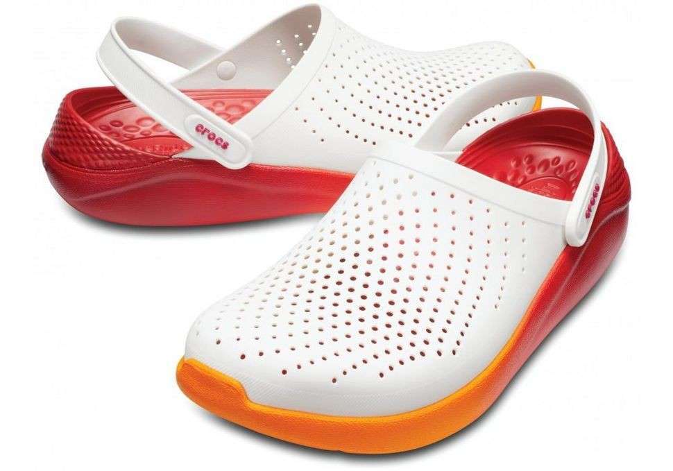Жіночі Crocs LiteRide White Orange Clog