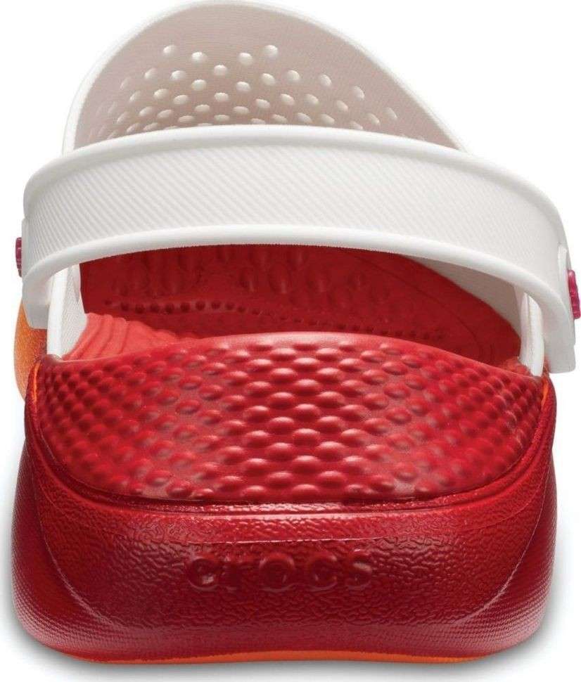 Жіночі Crocs LiteRide White Orange Clog — фото 11