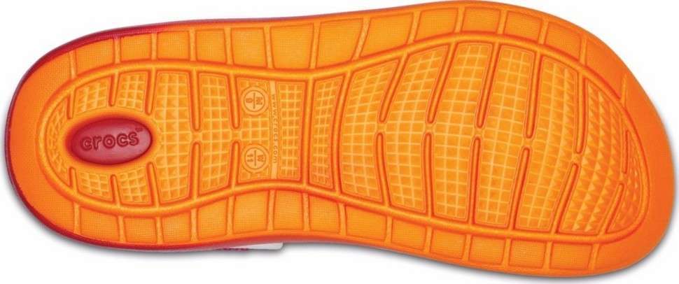 Жіночі Crocs LiteRide White Orange Clog — фото 10