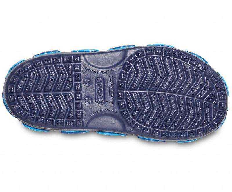Дитячі сандалії для хлопчика Crocs Fun Lab Shark Band Sandal Navy — фото 3