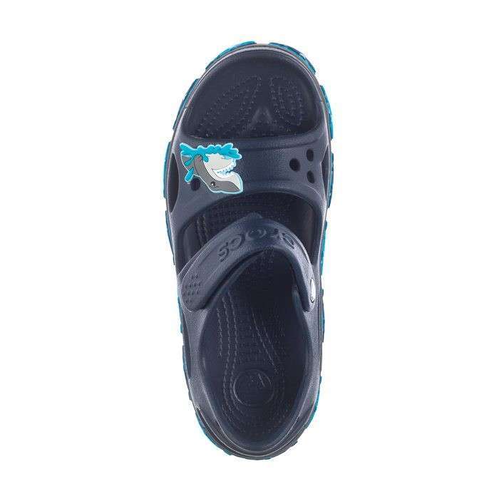 Дитячі сандалії для хлопчика Crocs Fun Lab Shark Band Sandal Navy — фото 6