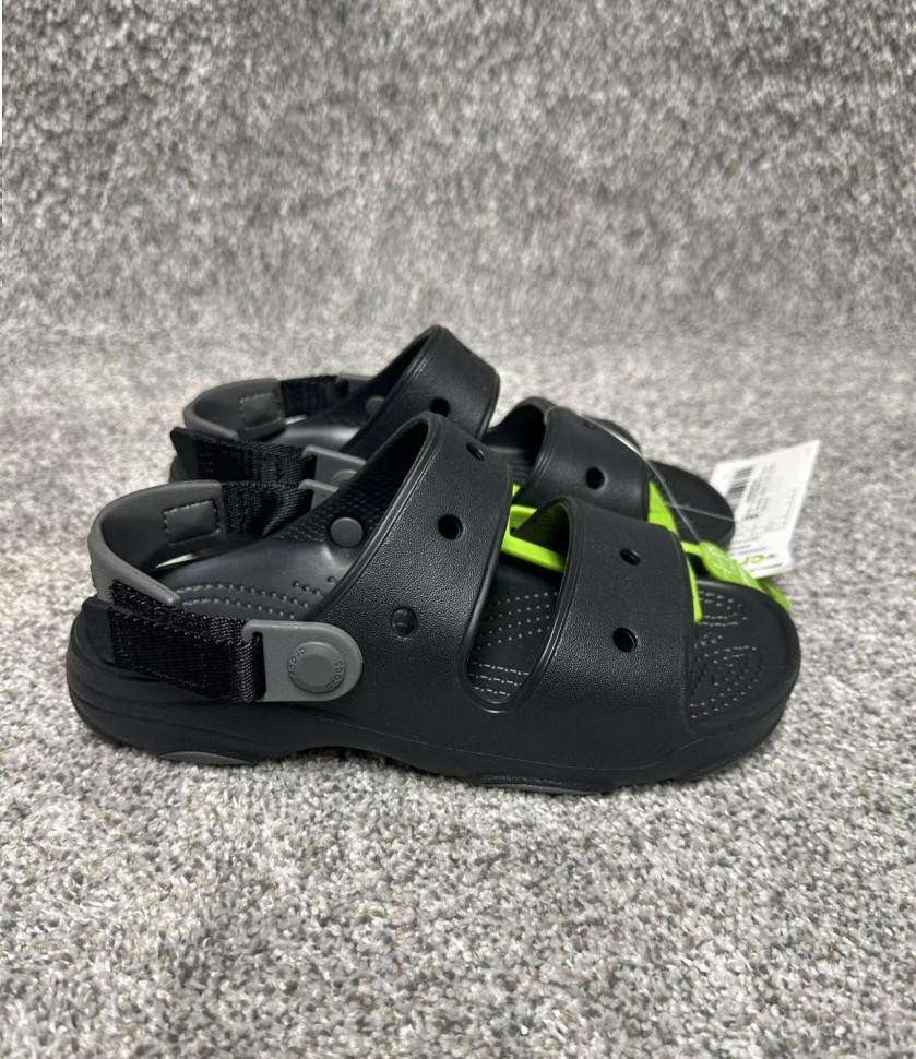 Дитячі сандалії для хлопчика Crocs Classic Sandal All-Terrain Black / — фото 2