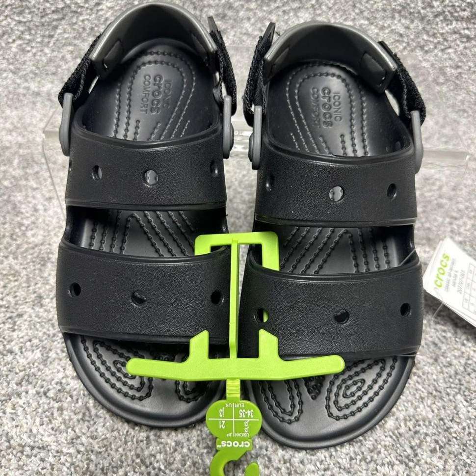 Дитячі сандалії для хлопчика Crocs Classic Sandal All-Terrain Black / — фото 3