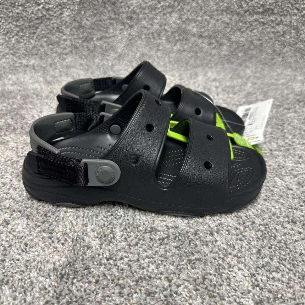 Дитячі сандалії для хлопчика Crocs Classic Sandal All-Terrain Black / — фото 7