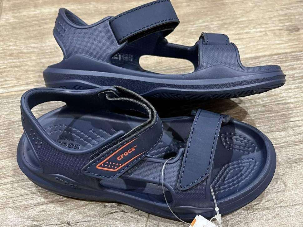 Дитячі сандалії для хлопчика Crocs Kids Swiftwater™ Expedition Sandal Navy/Navy — фото 14