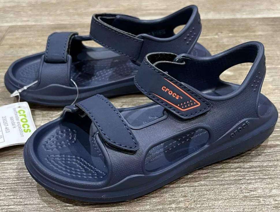 Дитячі сандалії для хлопчика Crocs Kids Swiftwater™ Expedition Sandal Navy/Navy — фото 10