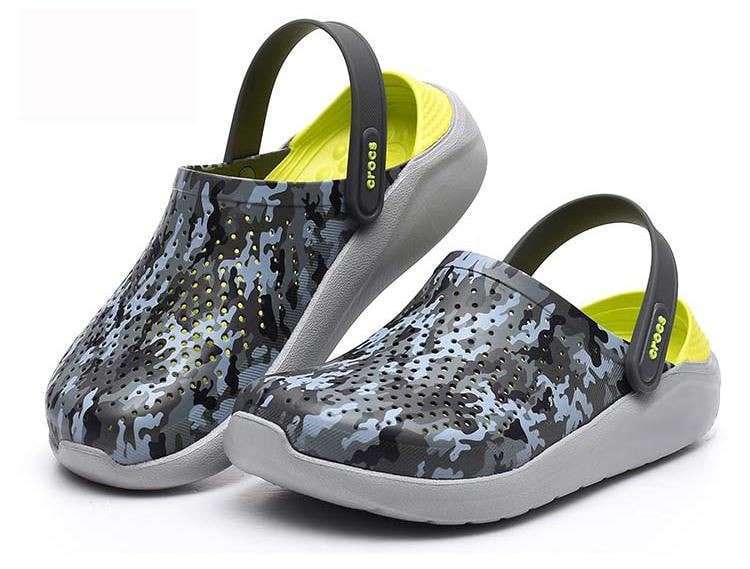 Чоловічі Crocs Literide Grey Light Green Camo