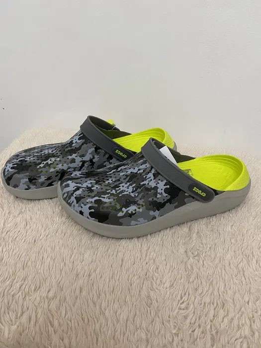 Чоловічі Crocs Literide Grey Light Green Camo — фото 10