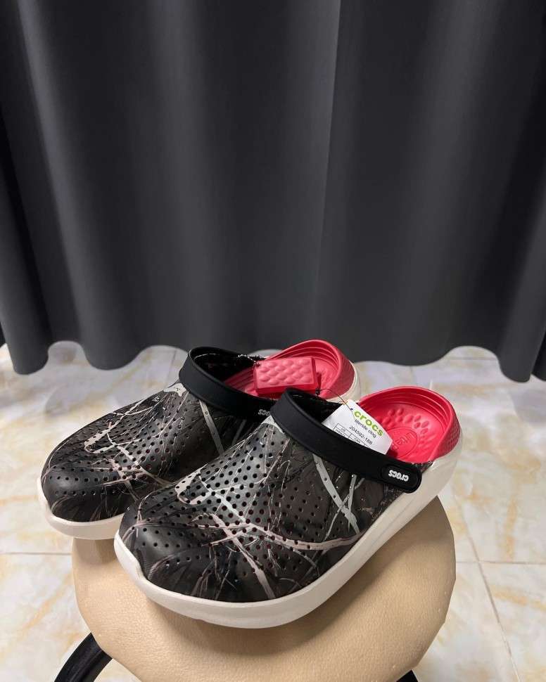 Чоловічі Crocs LiteRide™ Clog Smoke/Perl Black/Printed Camo — фото 5