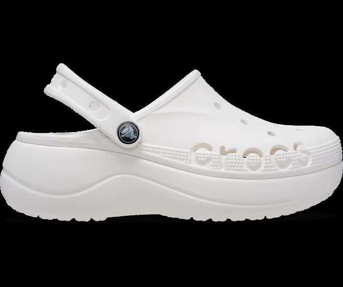 Жіночі Crocs Baya Platform White Clog — фото 3