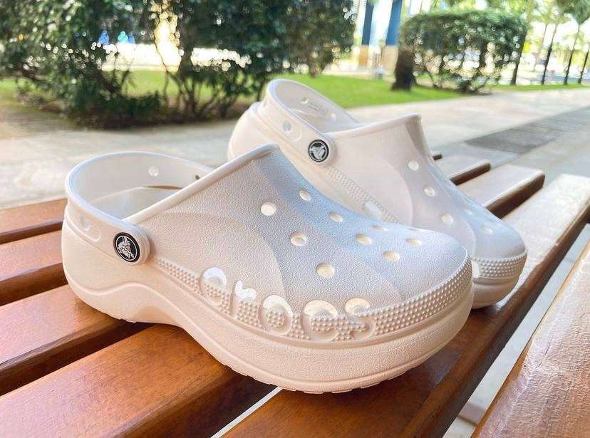 Жіночі Crocs Baya Platform White Clog — фото 8
