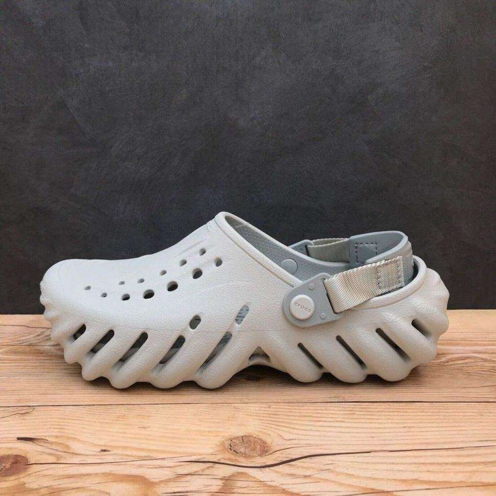 Чоловічі Crocs Echo Clog Atmosphere Light Grey — фото 11
