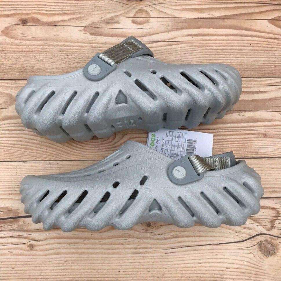 Чоловічі Crocs Echo Clog Atmosphere Light Grey — фото 12
