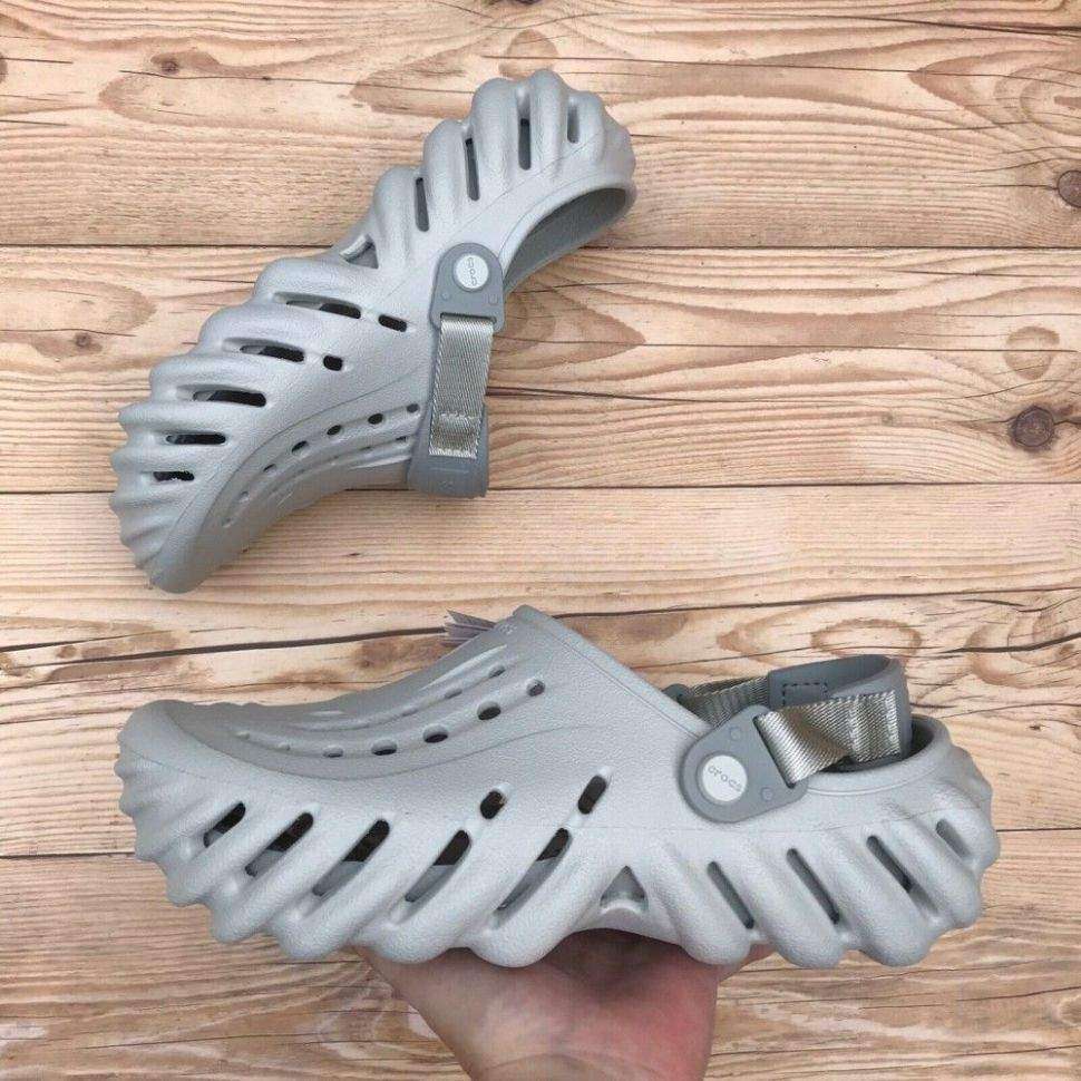 Чоловічі Crocs Echo Clog Atmosphere Light Grey — фото 13