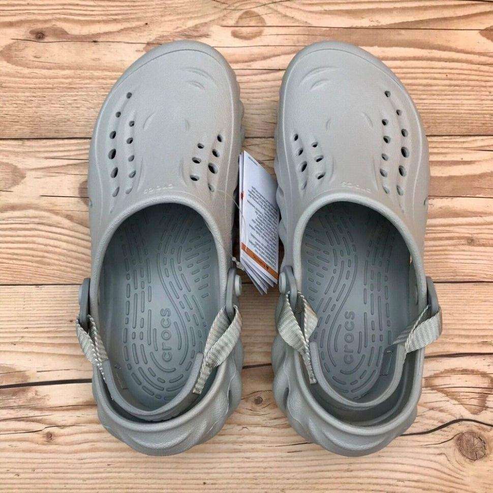 Чоловічі Crocs Echo Clog Atmosphere Light Grey — фото 3