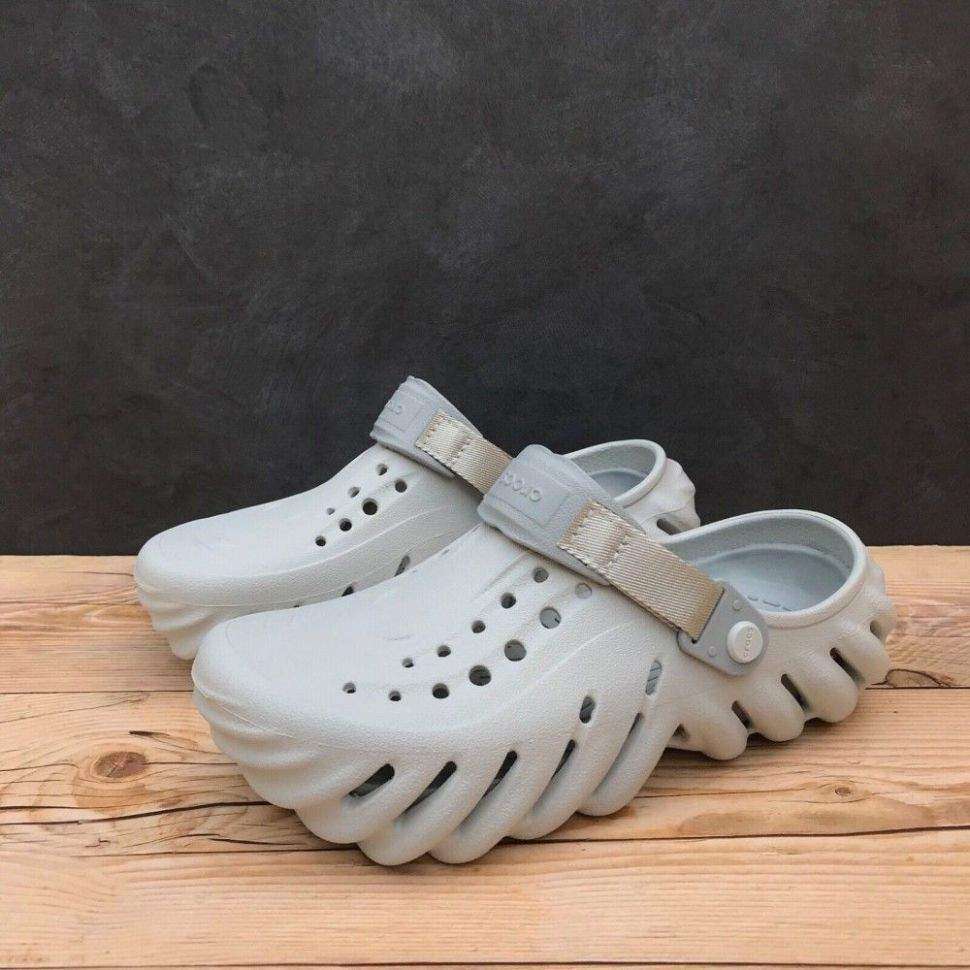 Чоловічі Crocs Echo Clog Atmosphere Light Grey — фото 8