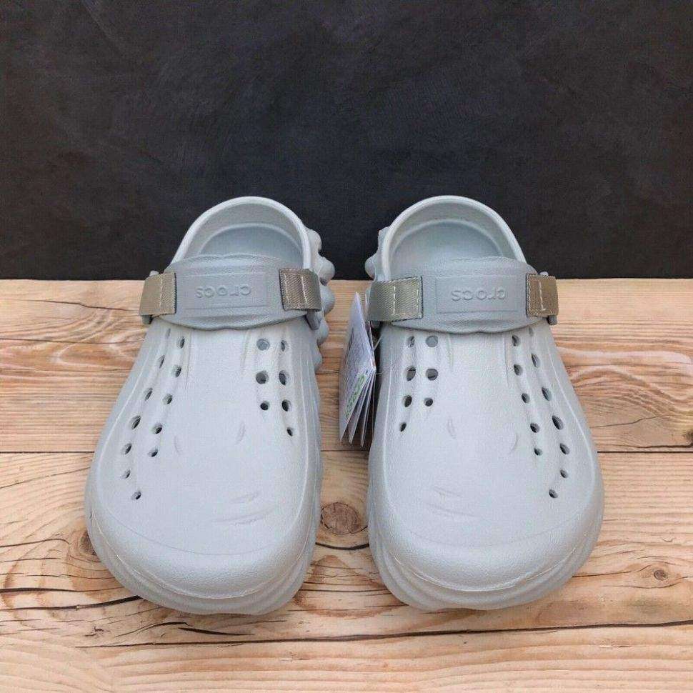 Чоловічі Crocs Echo Clog Atmosphere Light Grey — фото 9