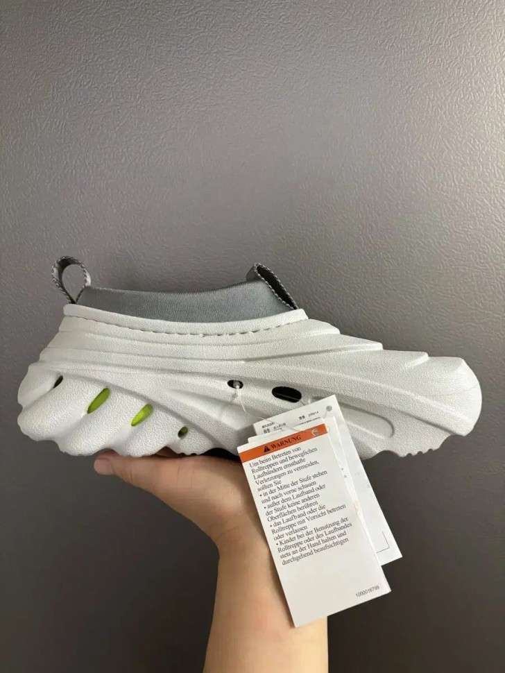 Жіночі Crocs Echo Storm cirrus Grey — фото 11