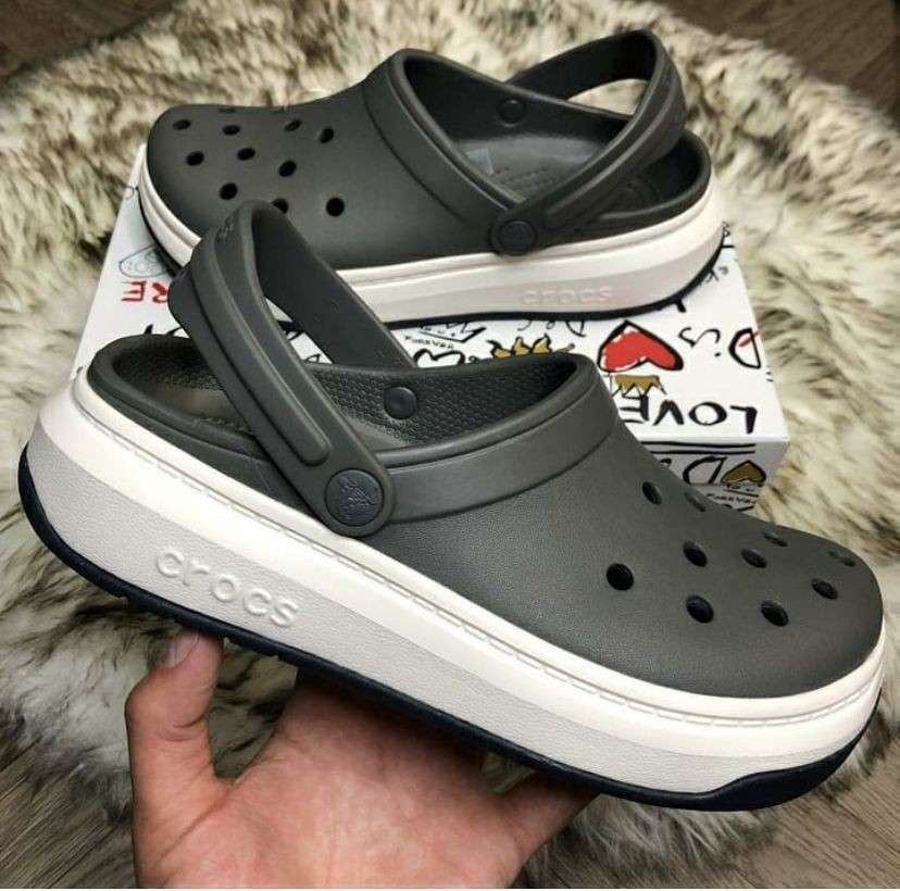 Жіночі Crocs Crocband Full Force Clog Slate Gray — фото 2
