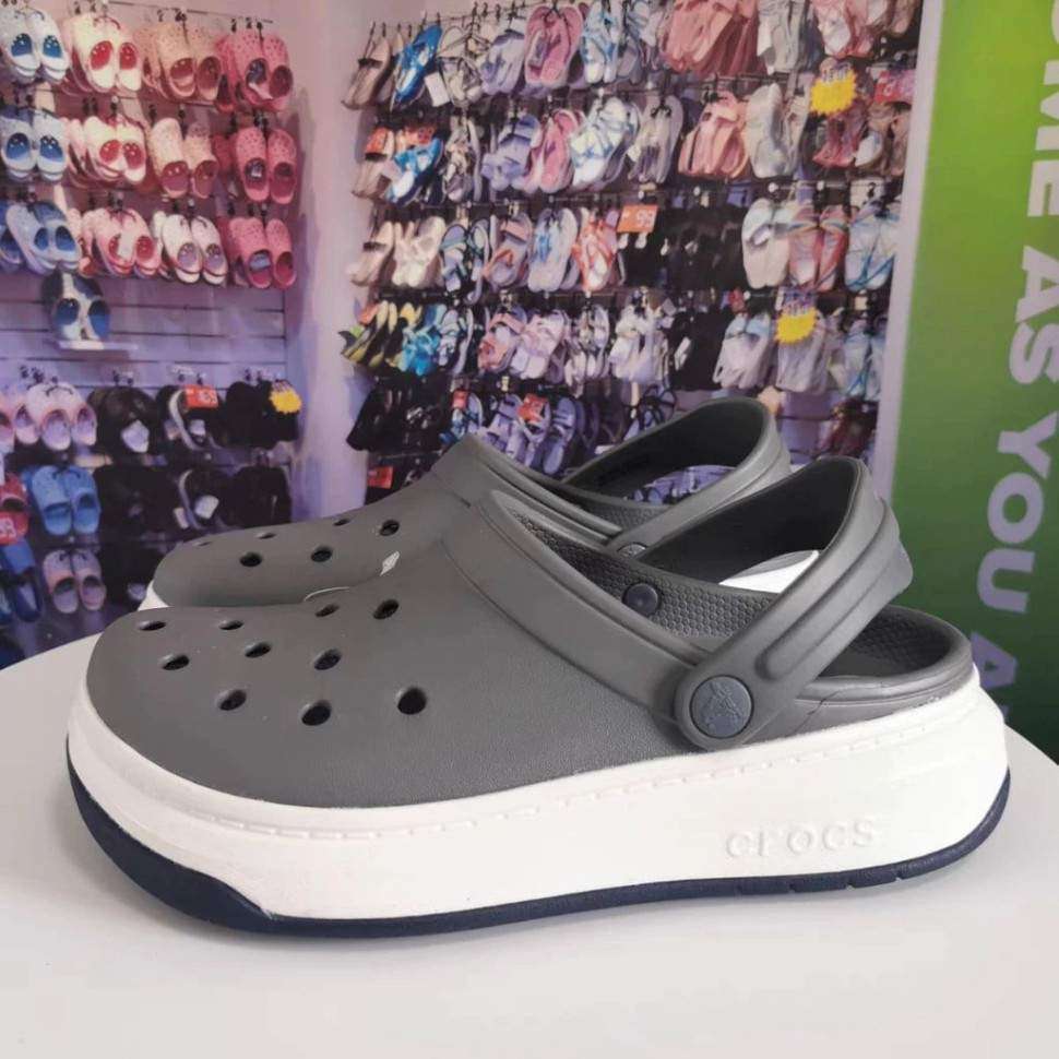 Жіночі Crocs Crocband Full Force Clog Slate Gray — фото 11