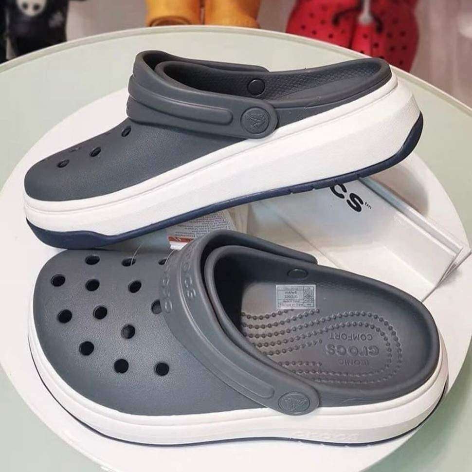 Жіночі Crocs Crocband Full Force Clog Slate Gray — фото 10