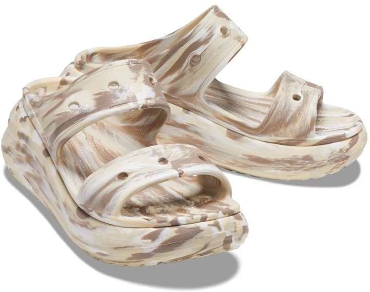Жіночі шльопанці Classic Crush Marbled Sandal Bone/Multi