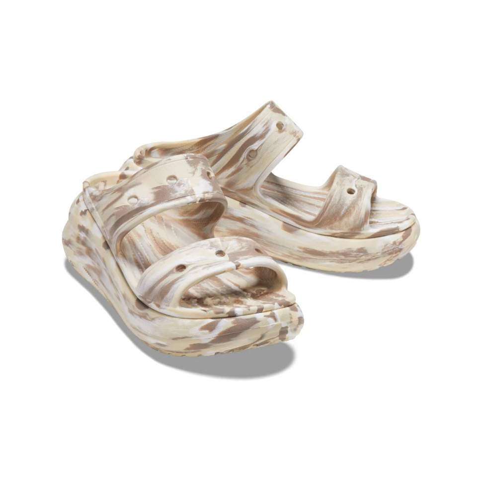Жіночі шльопанці Classic Crush Marbled Sandal Bone/Multi — фото 3