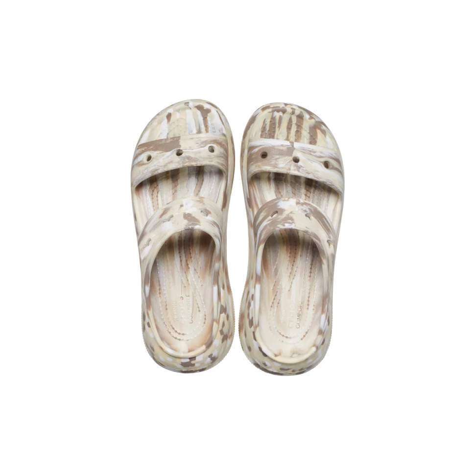 Жіночі шльопанці Classic Crush Marbled Sandal Bone/Multi — фото 6