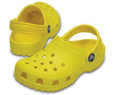 Дитячі Crocs для дівчинки Classic Kids Clog Lemon