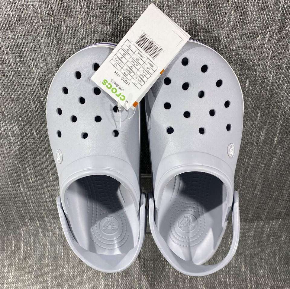 Чоловічі Crocs Крокбенд Клог Сірі Crocband Clog Microchip — фото 4