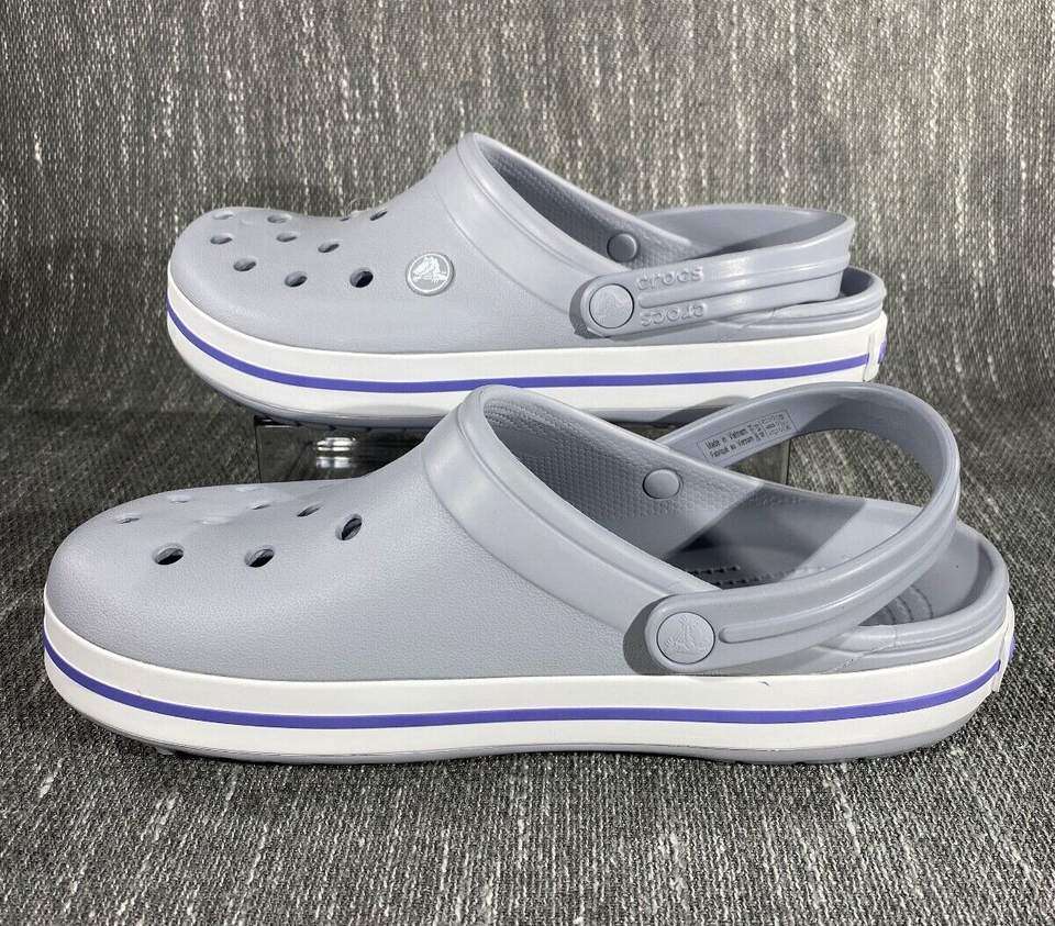 Чоловічі Crocs Крокбенд Клог Сірі Crocband Clog Microchip — фото 5
