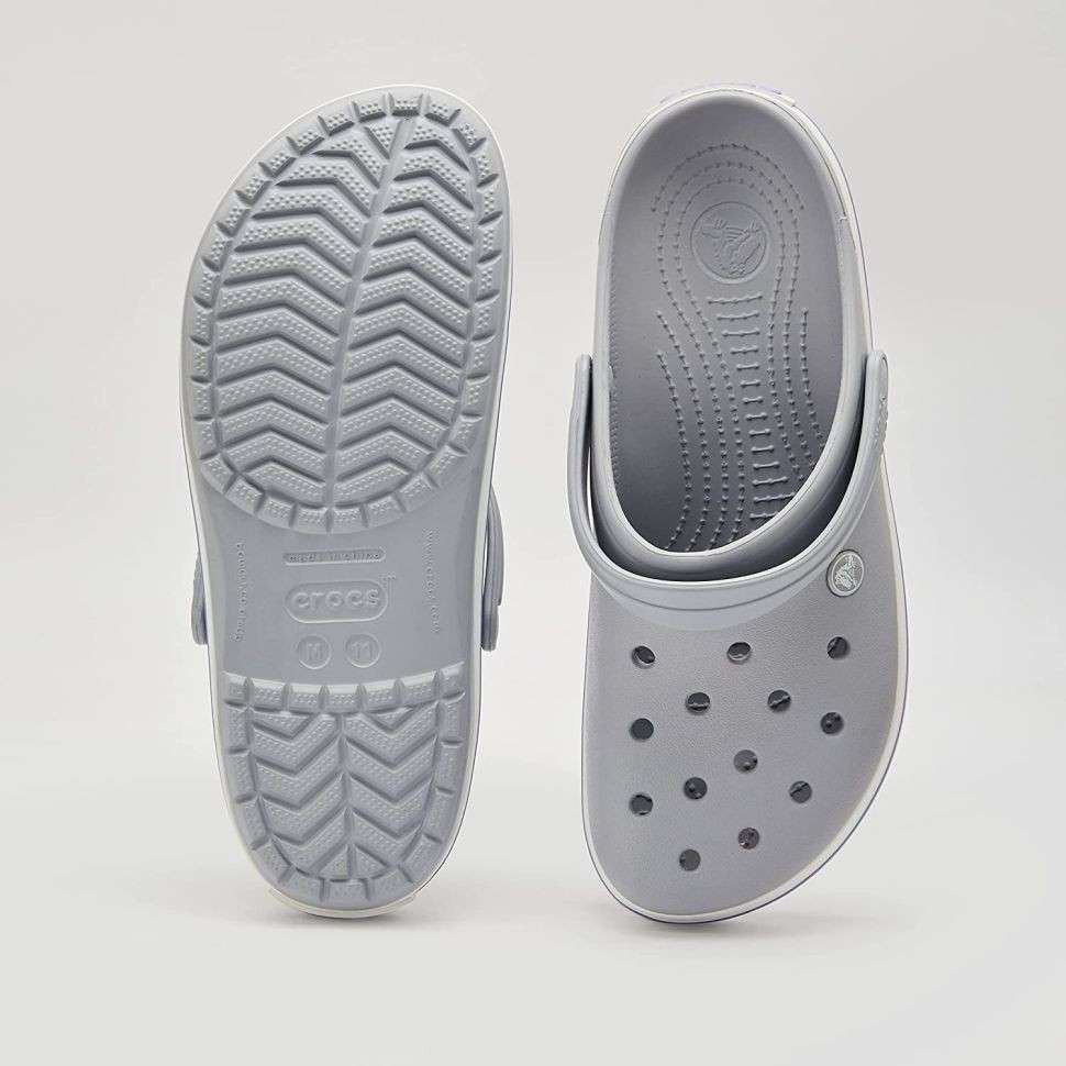 Чоловічі Crocs Крокбенд Клог Сірі Crocband Clog Microchip — фото 6