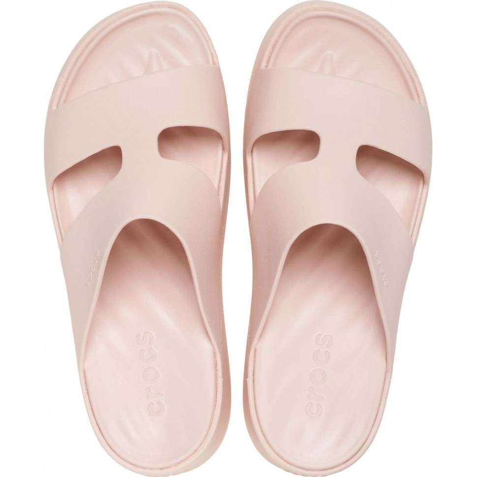 Жіночі шльопанці Crocs Getaway Platform Slide H-Strap Quartz — фото 5