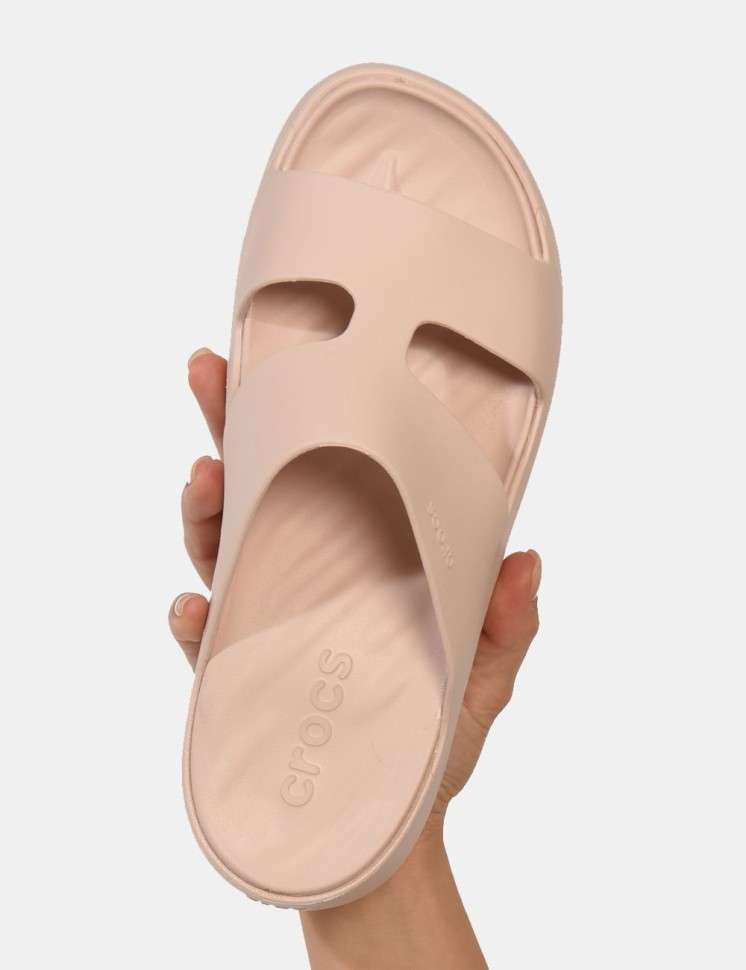 Жіночі шльопанці Crocs Getaway Platform Slide H-Strap Quartz — фото 10