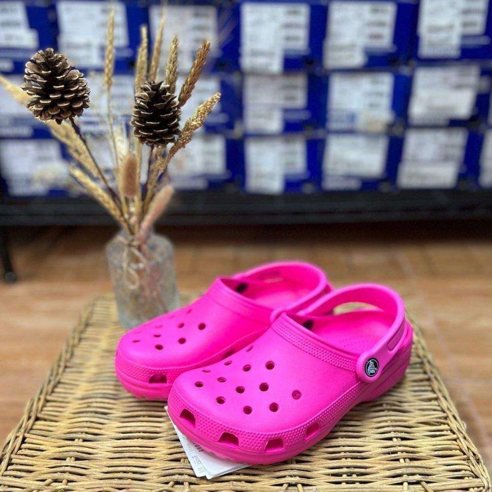 Дитячі Crocs для дівчинки Classic Clog Raspberry — фото 6