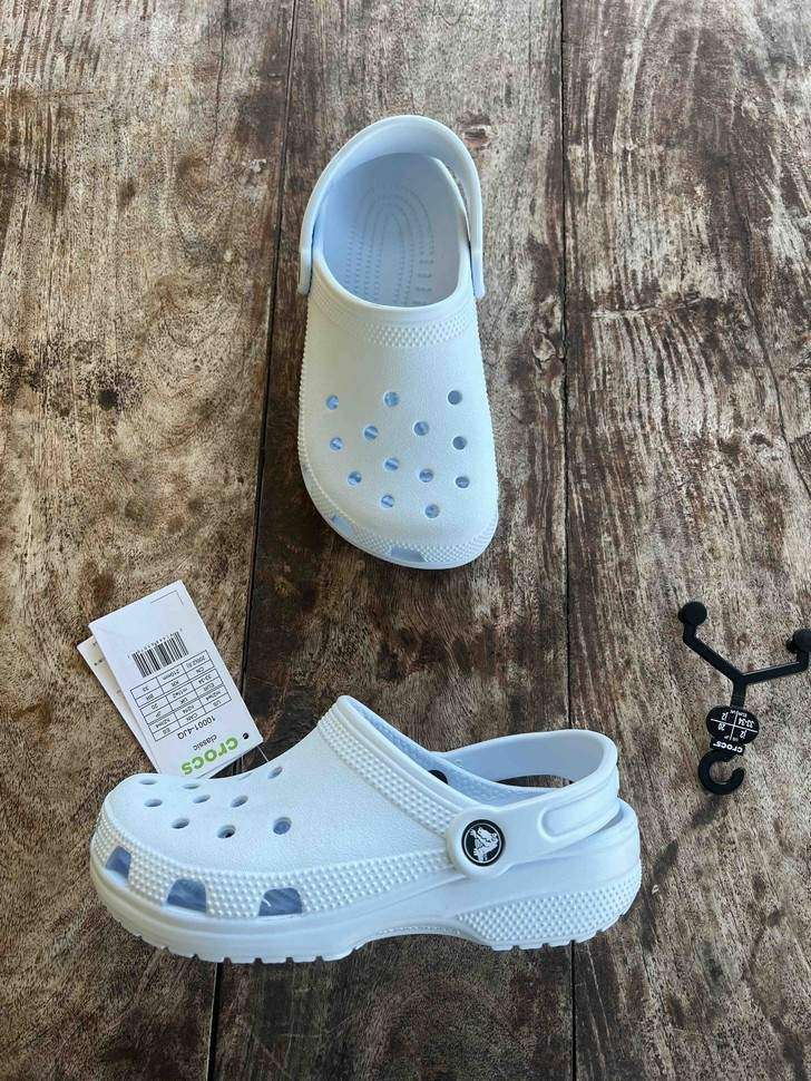 Дитячі Crocs для дівчинки Classic Clog Kids Mineral Blue — фото 2