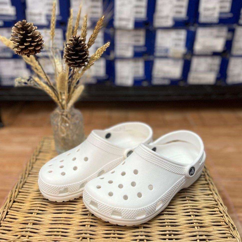 Дитячі Crocs для дівчинки Classic Clog Kids White — фото 3