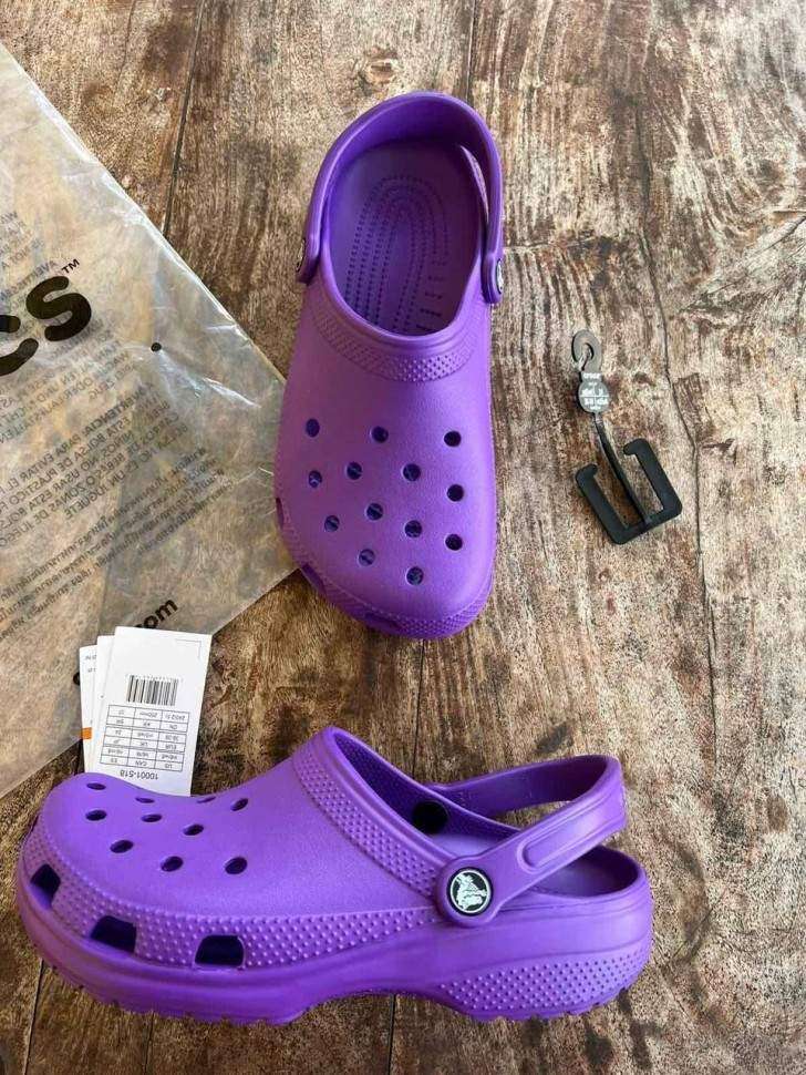 Дитячі Crocs для дівчинки Cдog Classic Kids Purple — фото 3