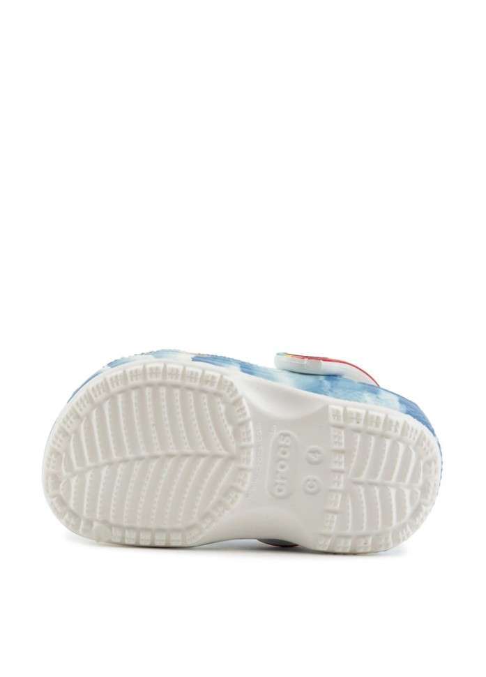 Дитячі Crocs для дівчинки Child Kids' Classic Graphic Clog White Rainbow — фото 10