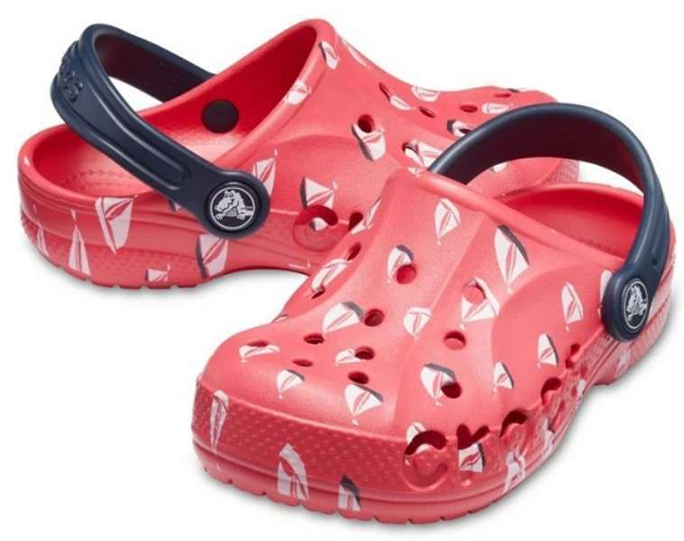 Дитячі Crocs для дівчинки Bayaband Printed Clog K Poppy Roomy Fit