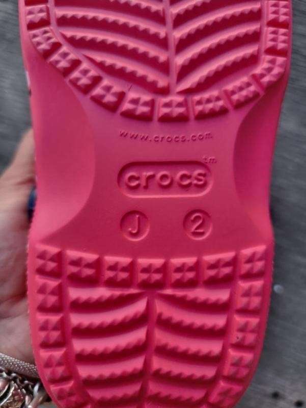Дитячі Crocs для дівчинки Bayaband Printed Clog K Poppy Roomy Fit — фото 6