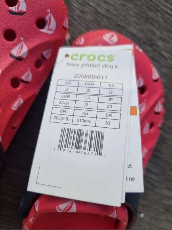 Дитячі Crocs для дівчинки Bayaband Printed Clog K Poppy Roomy Fit — фото 9